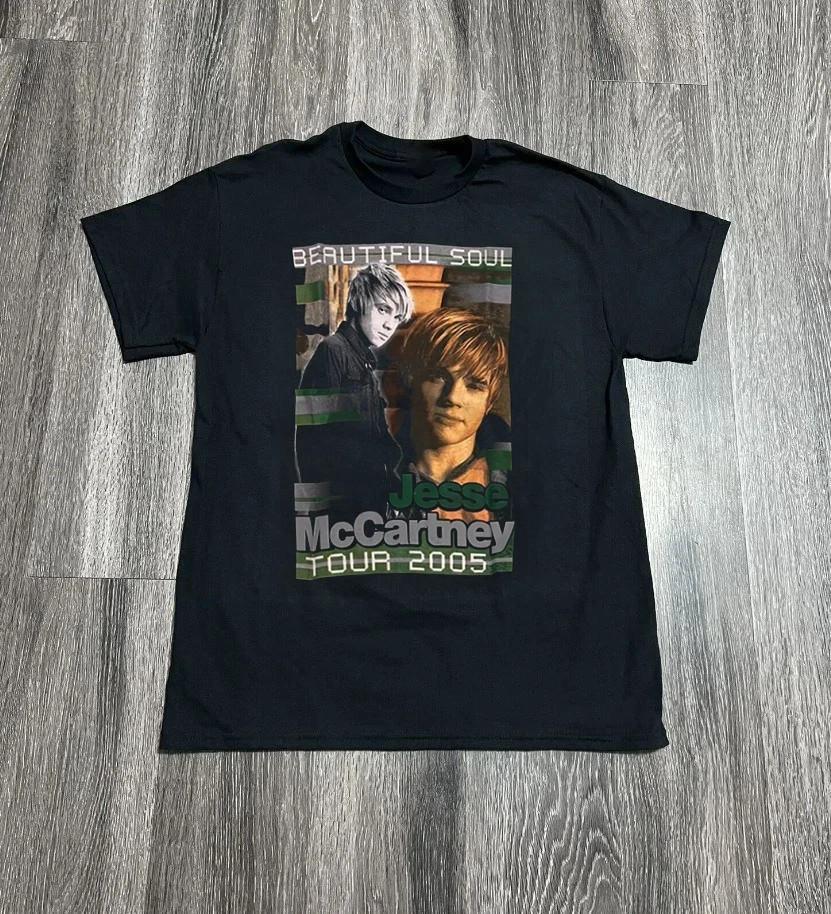Jesse Mccartney Beautiful Soul Tour Unisex Shirt Cotton Gift Tee
