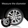 Hot Car Sticker 4PCS 75mm Car Wheel Center Cap Hub Covers Badge Accessories for Mercedes benz AMG C E S GLE CLC Class W204 W203 