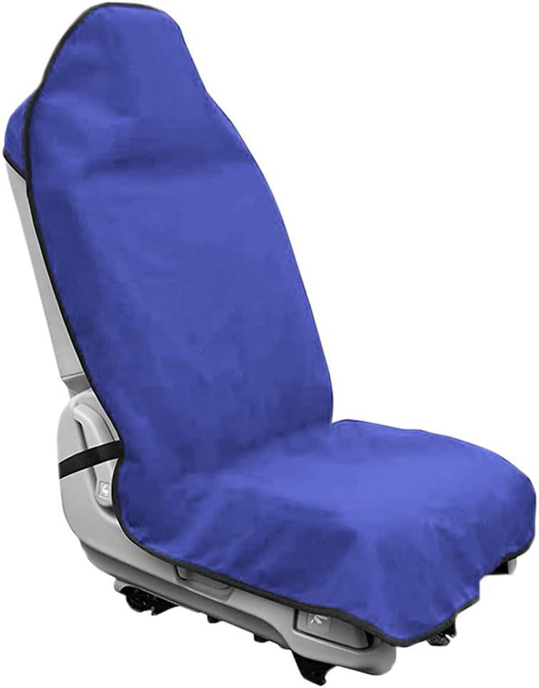 Universal Waterproof & Sweatproof Vehicle Seat Cover - Terry Cloth, Dustproof, Four Seasons Compatibility, Sports Seat Cushion