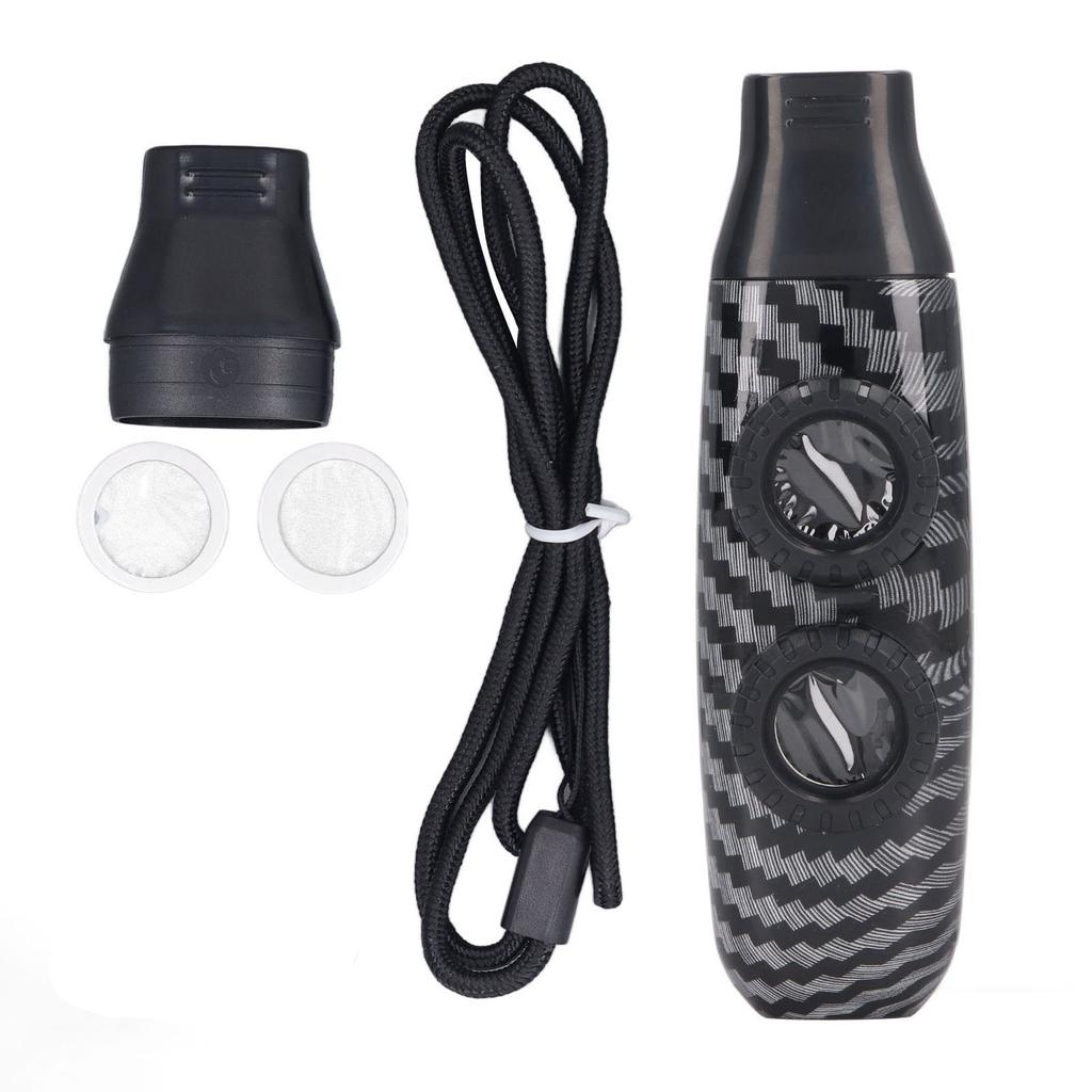 Kazoo Flute Dual Hole Flute Adjustable Musical Wind Instrument with Diaphragm for Playing Performance