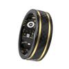 W8 Carbon Fiber Smart Ring: Sensorless Heart Rate, Blood Oxygen & Sleep Monitor, Waterproof Sports Wearable