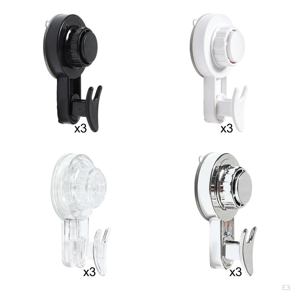Powerful Suction Cup Hooks for Bathroom and Kitchen Organization