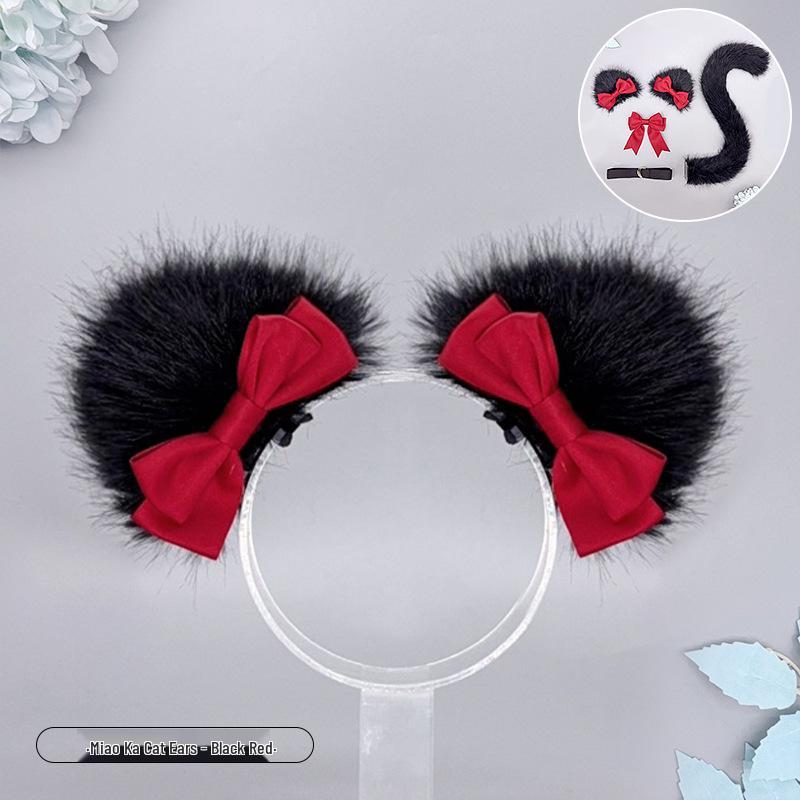 

Sweet Lolita Cat Ear Bow Cosplay Hair Clip