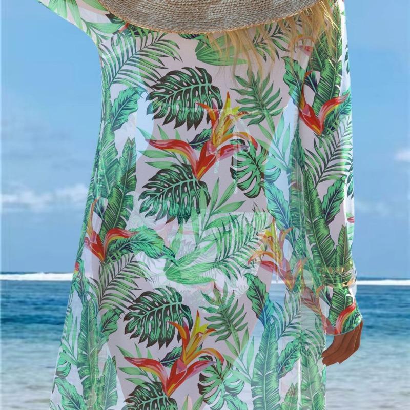 2026 Three-piece Swimsuit with Sunscreen Cover, Trendy Beach Swimsuit Three-piece Set