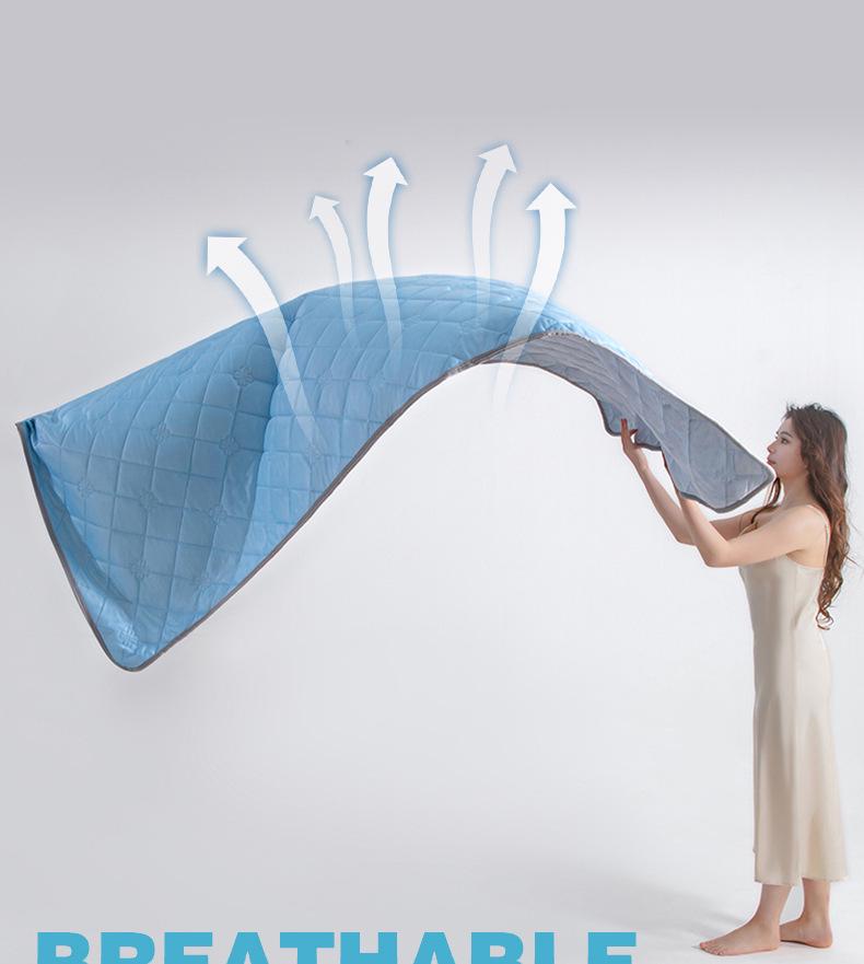 Seiden-Sommerdecke mit kühlendem Effekt: Einzel-/Doppelbett, Maschinenwaschbar, Klimaanlagen-geeignet, Dünner Geschenke-Quilt