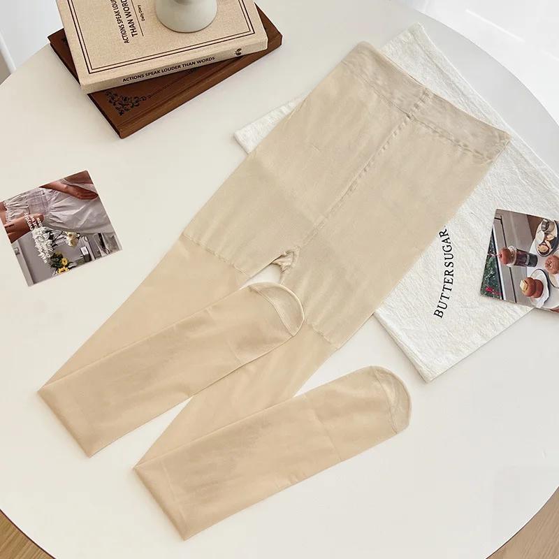 Летние тонкие обтягивающие для девочки Модные однотонные балетные колготки-трико для малышки Мягкие дышащие чулки-носки 80-100cm