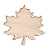 Christmas Themed Maples Leaf Snacks Tray Natural Wood Grooved Serving Dish for Candy Nut Holiday Table Decors