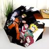 Naruto Anime pattern, automatic folding umbrella, portable and foldable design, 8 ribs, a Christmas or birthday gift.