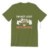 Lustiges Geocacher-Geocache-Geocaching-Unisex-Heather-Prisma-T-Shirt für Paare, weibliches T-Shirt für Studenten, normales, lustiges T-Shirt