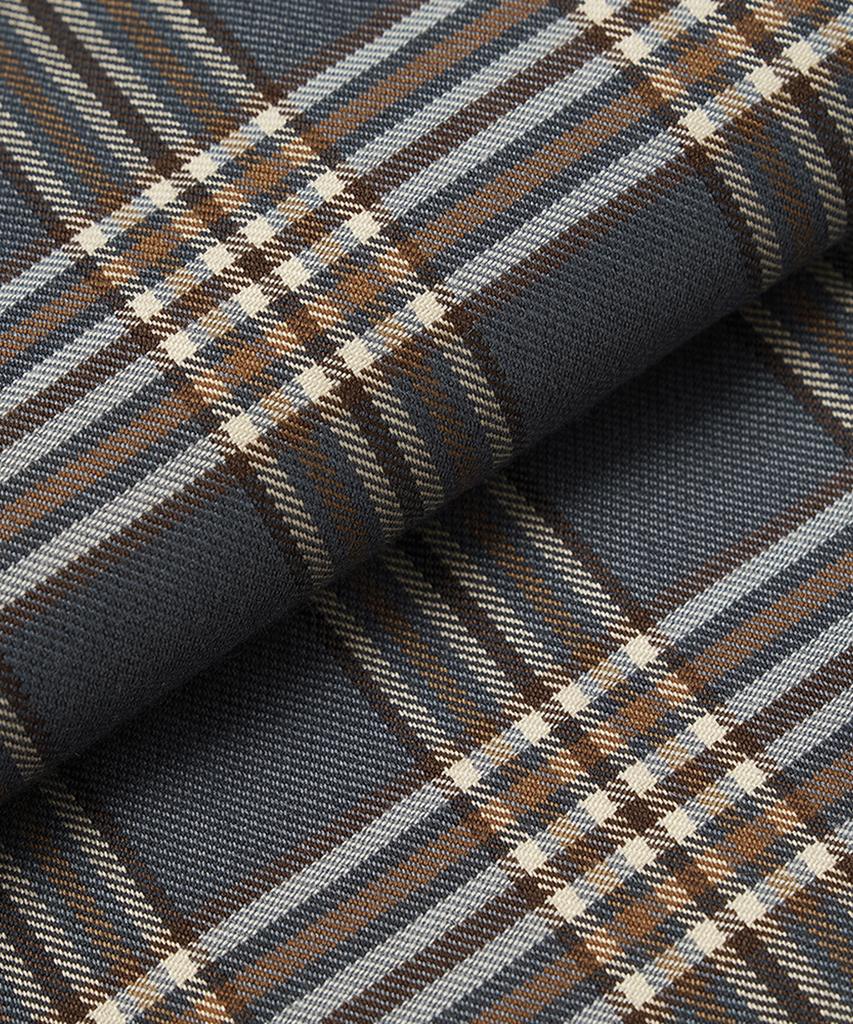 Gachi Check Pattern Loose Fit Overshirt