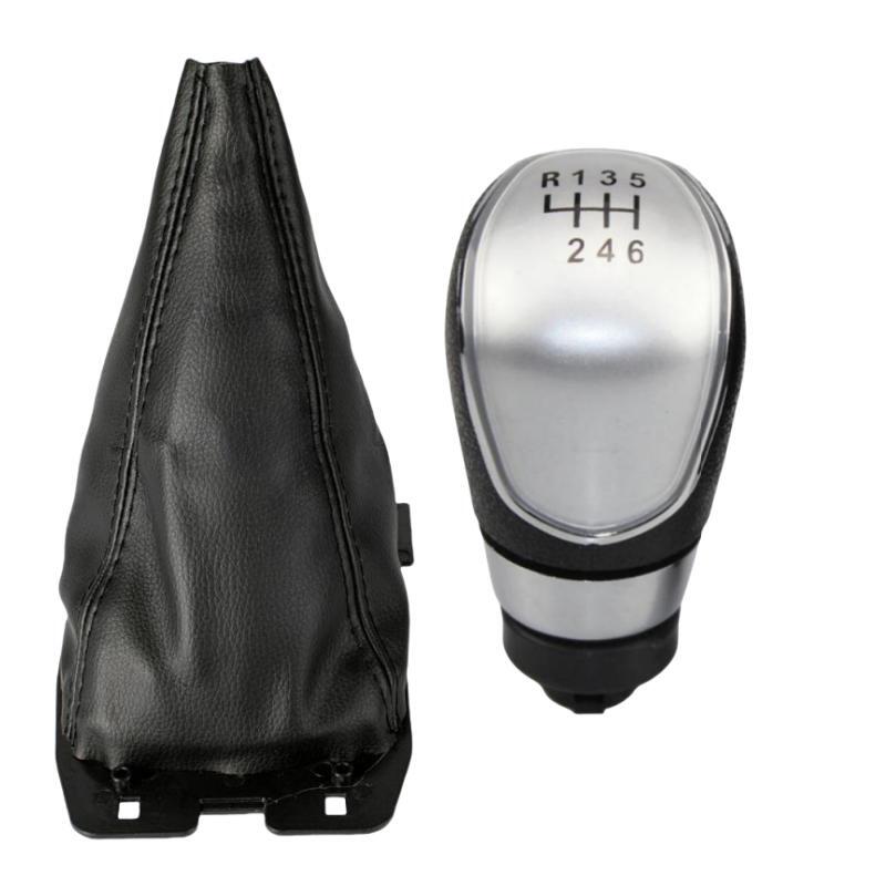 För Ford Ecosport 2013 2014 2015 2016 2017 2018 Manuell Växellådsspaksknopp Damask Stövelskydd Fodral Krage Bilstyling Tillbehör