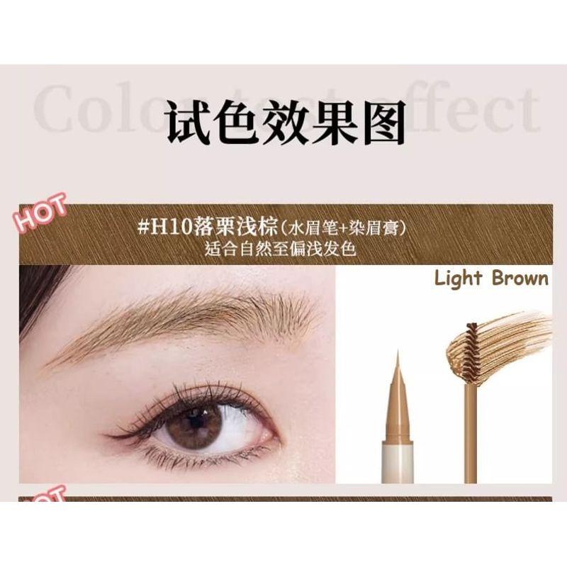 DEZONE - Dual Head Liquid Eyebrow Pen & Shaping Tint - 4 Colors