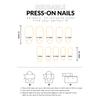 Pink Red Heart Artificial Nails Sweet & Charming Reusable False Nails for Home DIY Manicure Use