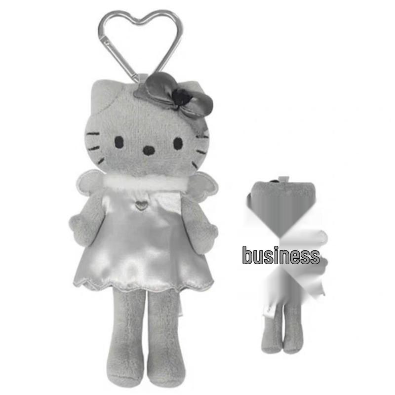 Ключница-брелок Плюшевая игрушка Единорог Русалка Ангел Кот Sanrio 10-15CM
