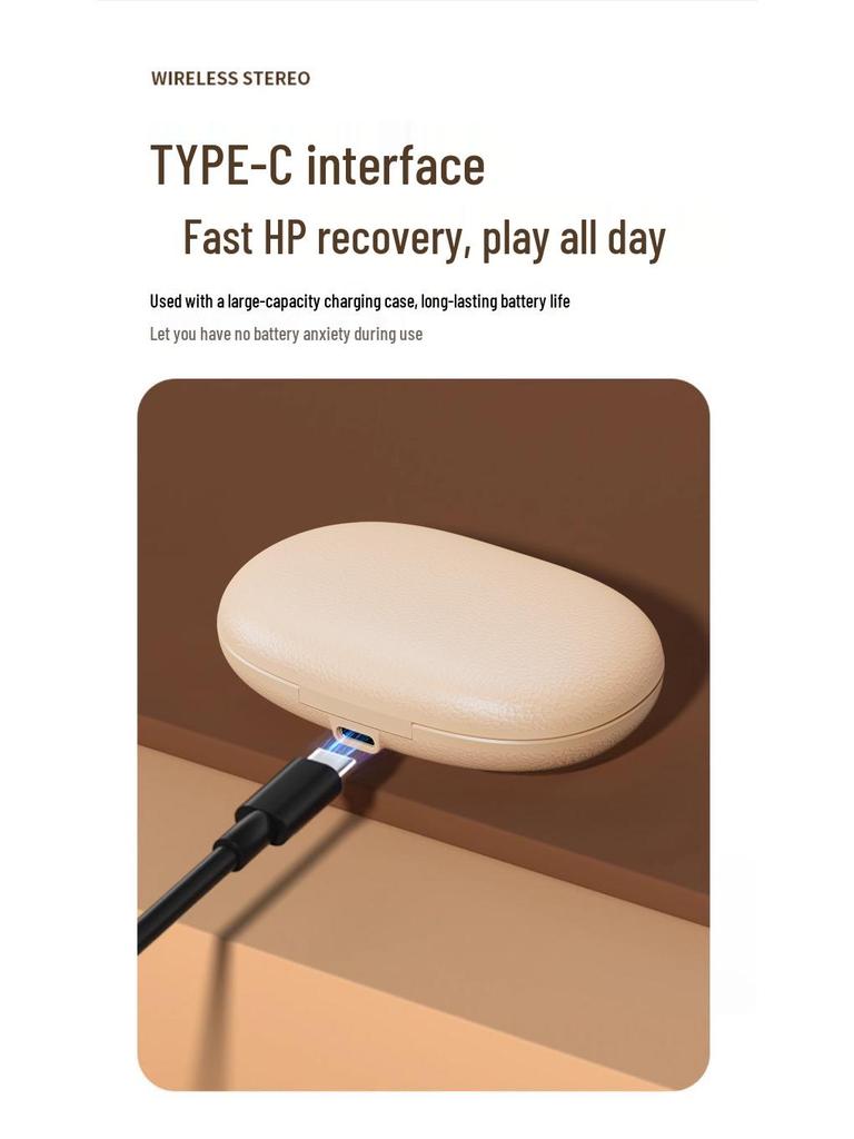 Open-Ear Bluetooth 5.4 Earphones: Non-In-Ear, Digital Display, Long Battery, High-Quality Sound, Ideal for Sports & Gaming