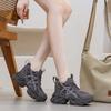 9CM Dad Shoes Women's Autumn and Winter 2025 New Sports Style Casual Shoes Super High Heel Platform Women's Shoes Fashion Trendy