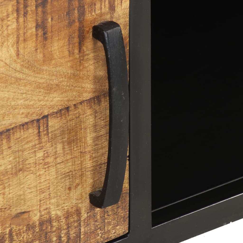 Coffee Table 105 X 50 X 35 Cm Rough Mango Wood