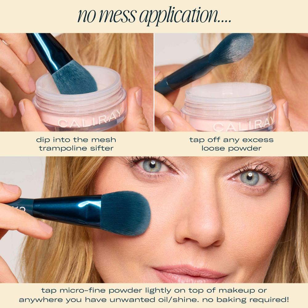 Caliray MaGic Hour 16 Hour BlurrinG Talc Free Loose SettinG Powder 0.28 Oz 8 G Dawn briGhtens And Blurs