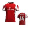 Hot Sale Fly Emirates Red White 3D Print Soccer Jersey Men's Casual Short Sleeve Football Shirt Fan Apparel Gift
