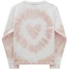 Vans Tie-Dye Logo Print Crew Neck Long Sleeve Sweatshirt Kids sweatshirt Pink VN000G8CCHN1