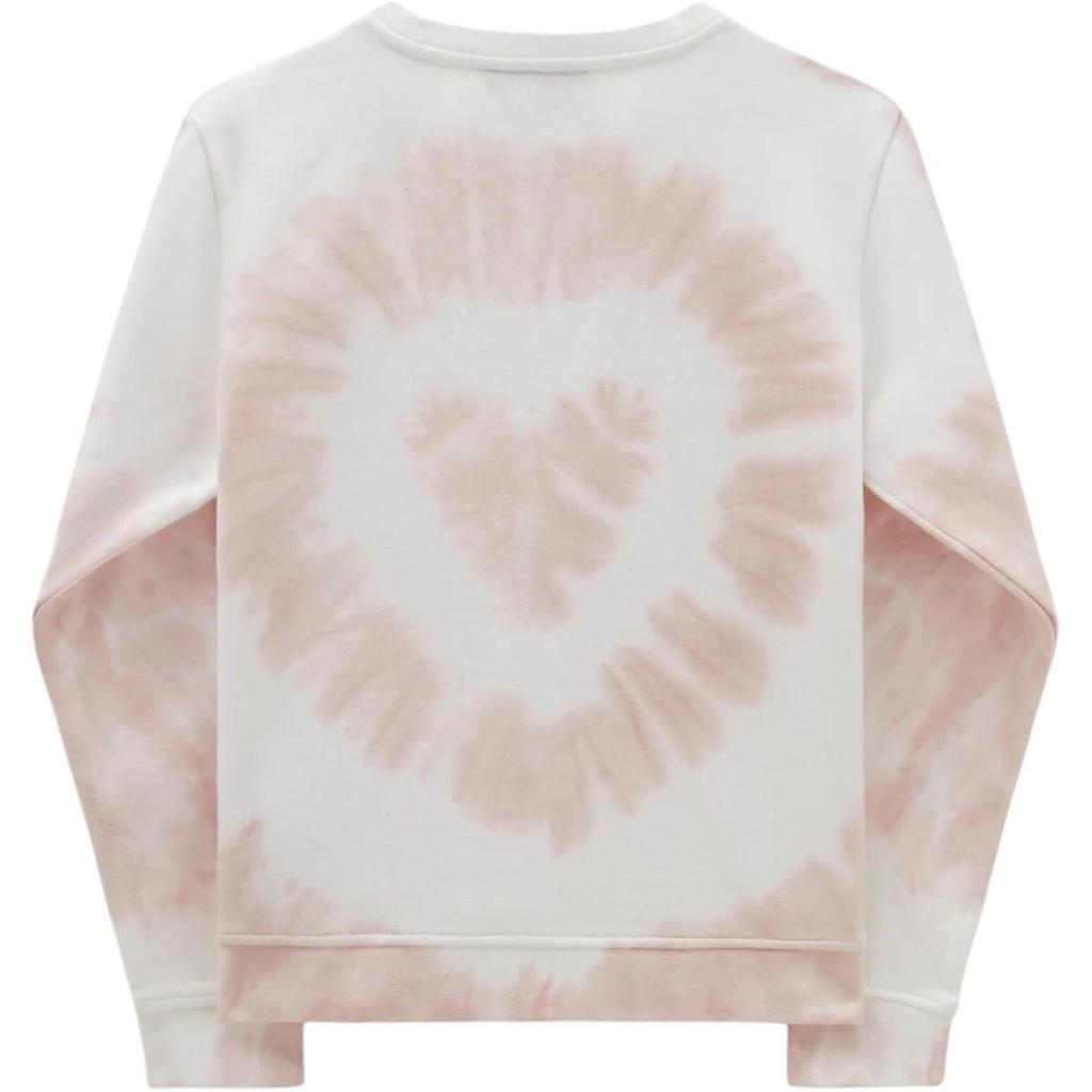 Vans Tie-Dye Logo Print Crew Neck Long Sleeve Sweatshirt Kids sweatshirt Pink VN000G8CCHN1