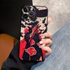 Black Soft Phone Cover Case for iPhone 7 8 17Air 15 16 14 Plus XR 13 12 11 17 Pro Max XS Max Anime N-NARUTOS