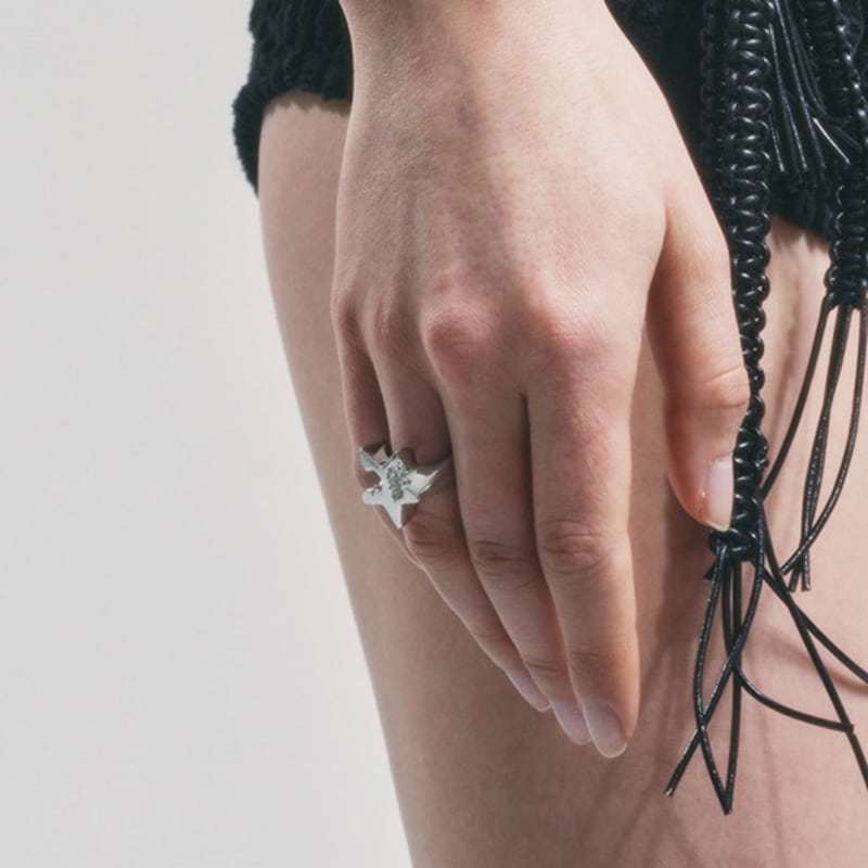 SENTIMENTS NO.308 [SILVER] STAR METEOR RING