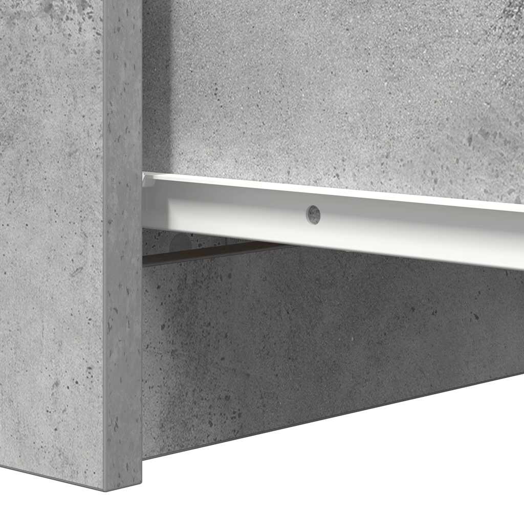 Sideboard with Drawers Concrete Grey 37.5 x 35 x 99 cm Engineered Wood