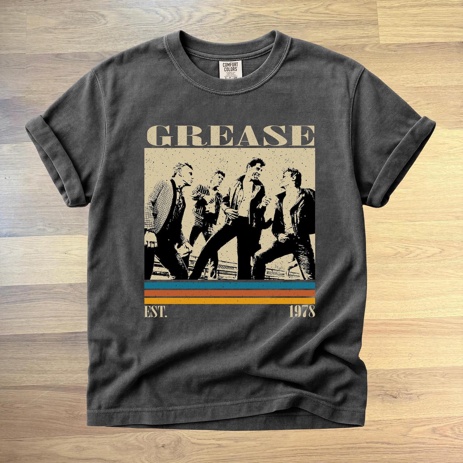 Grease Movie Comfort Colors T shirt – Retro Graphic Tee 4XL