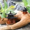 Mini Pagoda Socha Víla Zahrada Dekor Model Starověké Budovy Japonský Pavilon Dekorace Zenová Zahrada Akvárium Bonsaj Dekor