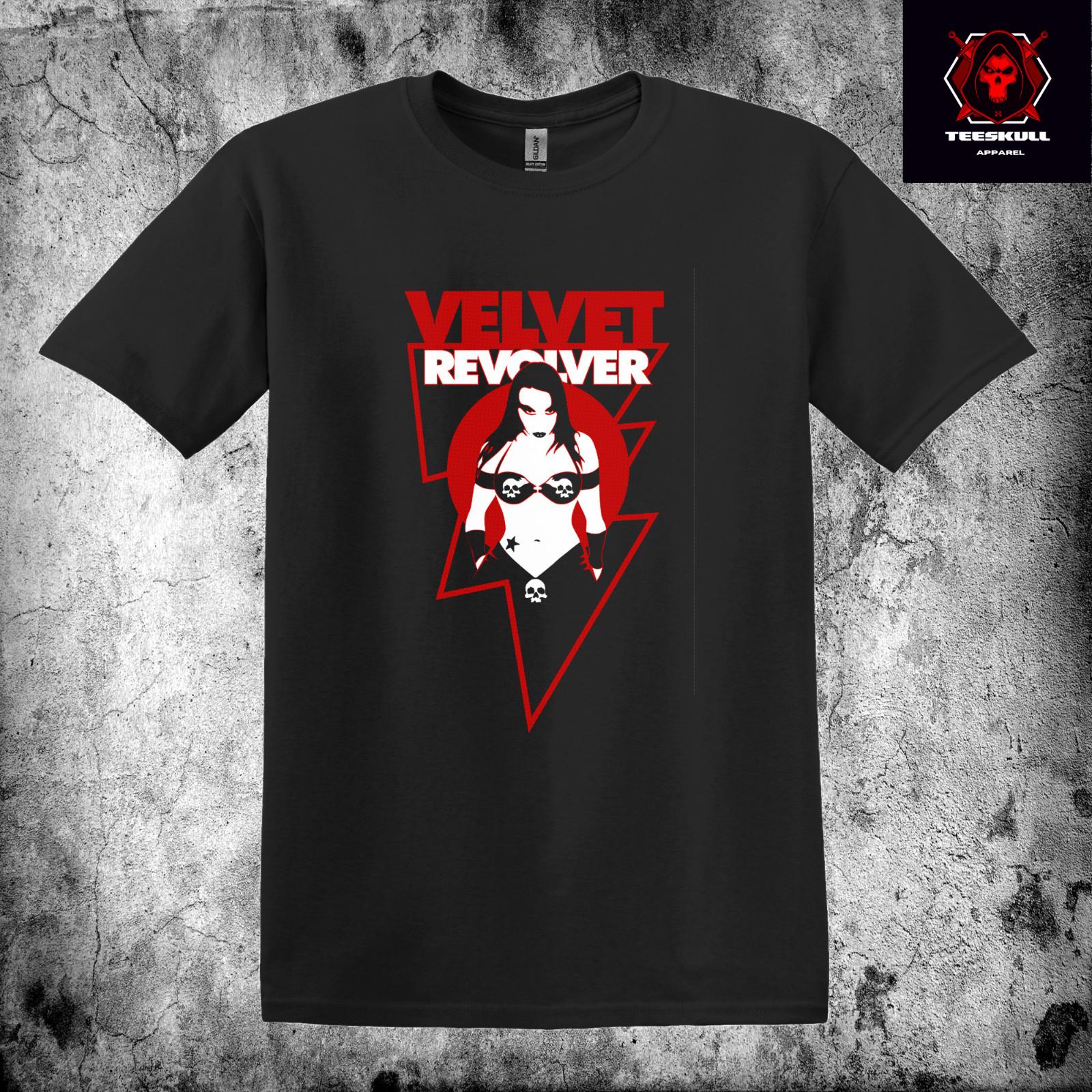 Velvet Revolver Heavy Metal Rock Band Tee Heavy Cotton Unisex T-shirt S3XL L
