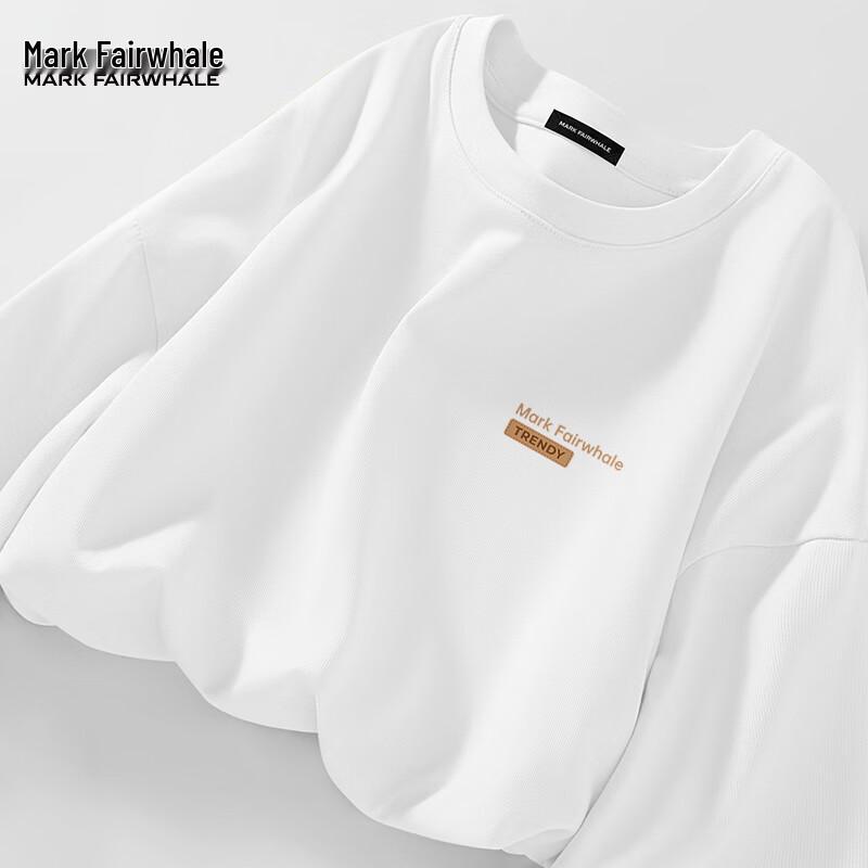 Mark Fairwhale Men s Premium Pure Cotton Long Sleeve T-shirt 5XL