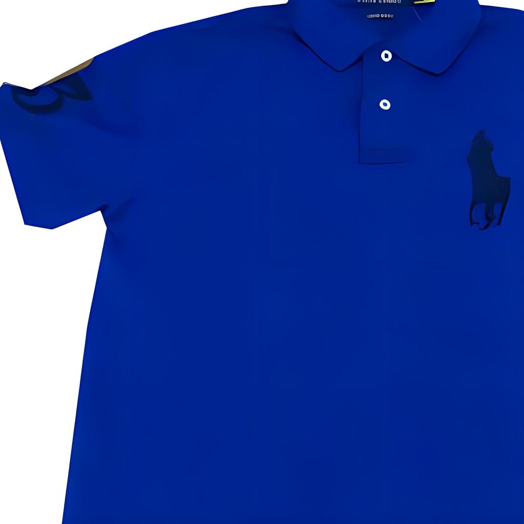 Polo Ralph Lauren Equestrian Knight Logo Embroidered Short Sleeve Polo Shirt Men tops Blue 710697457-062