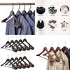 Heavyduty Wooden Clothes Hangers With Retro Style For Garment Display And Storage