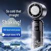 S17 Mini USB Handheld Fan: Silent, Powerful Airflow, Digital Display, Dual Battery, Long Lasting, Portable.