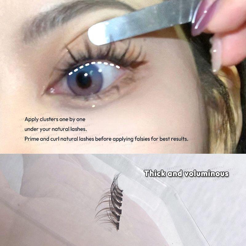 Mogugu - Cat Eye Volume Cluster False Eyelashes