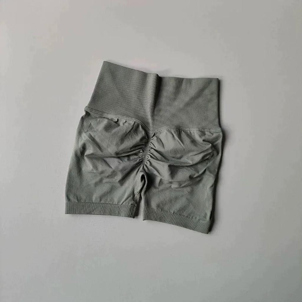 VIONA Sexy Seamless Hip Fitness Sports Three-point Pants High Waist Plus Size Belly Tuck High Elastic Peach Hip Pants Women