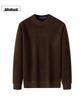 Kangaroo Daddy Winter Chenille Sweater - Fleece-Lined, Thick Knit Round Neck Pullover for Middle-Aged & Elderly Men