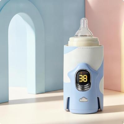 Infant Bottle Warmer Sleeve Rechargeable Portable Fast Heating for Parents, Infants,