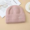 Women's Wool Hats with Autumn and Winter Versatile Thickened Warm and Cold Knitted Hats Showing Face and Ear Protection Cold Hats