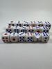 Multicolor Dots Disposable Small Dice for Parties and Bars