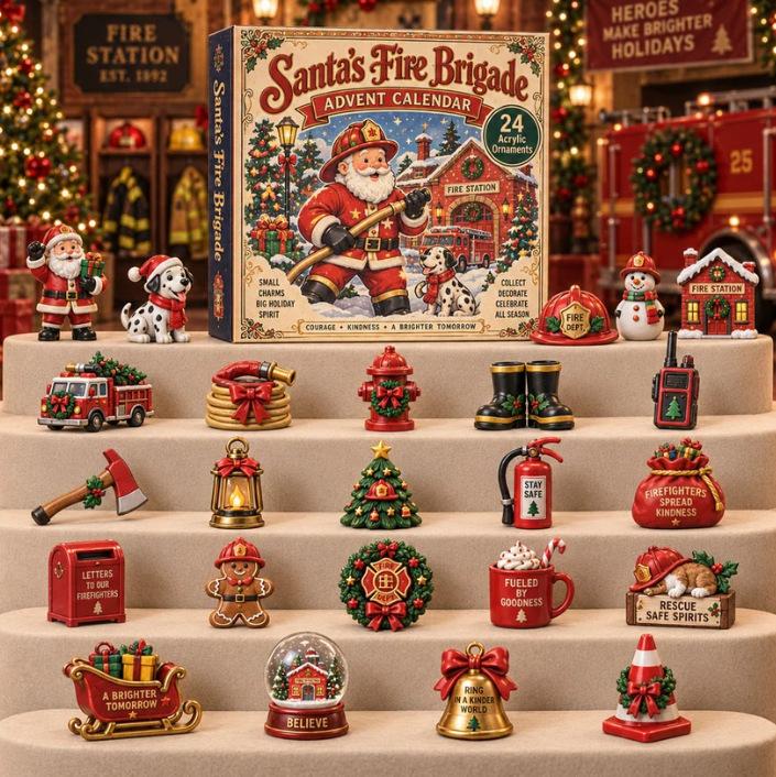 Acryl Klassische Weihnachtsserie Weihnachtlicher Adventskalender Weihnachtlicher Adventskalender Blind Box S 84