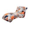 Copriseduta chaise longue elasticizzato con stampa protezione mobili camera da letto
