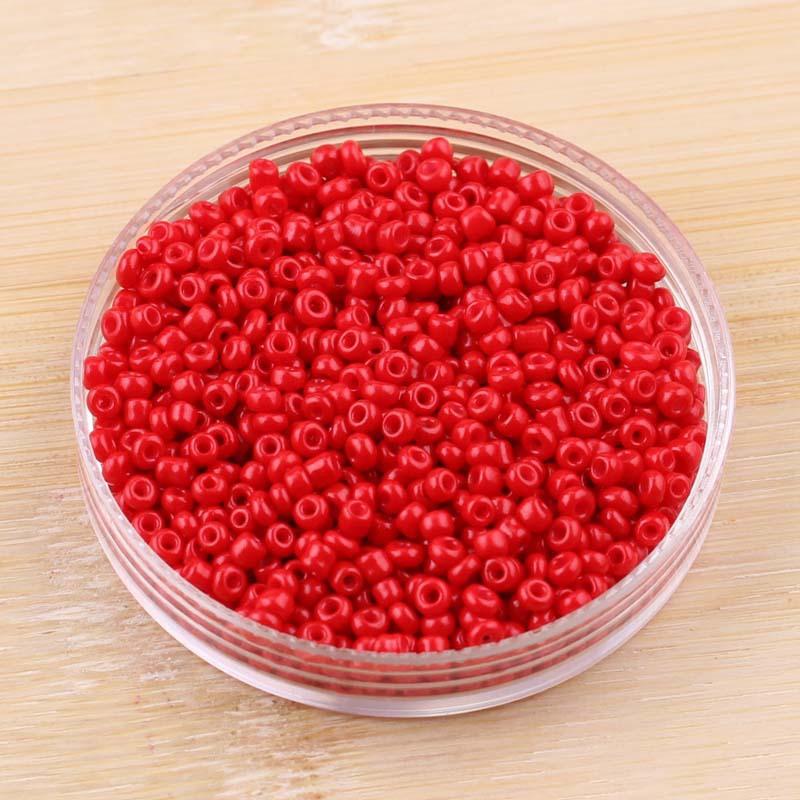 Diy Jewelry Parts Are Made Of Beaded Material 2-4Mm-5Mm Solid Color Rice Bead Ceramic Electric Earrings, Bracelets And Necklaces.