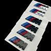 BACK7 For 3D ABS M Logo Car Body Side Badge Body Rear Trunk Decor Sticker Car Modification Accessorie For All BMW M Power X1 X3 X
