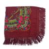 Xinjiang Print Tassel Shawl: Ethnic Floral Scarf for Dust and Sun Protection