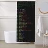 Hacker Code Binary Code Geek Science Computer Shower Curtain Bathroom Polyester Waterproof Bath Curtains With Hooks