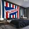 Club Nacional De Football Custom Name Wall Tapestry Aesthetic Wall Hanging Printed Fabric Blanket Decorative Tapestries for Bedroom Living Room Home D
