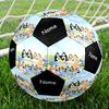 Custom Name Bluey Theme Size 5 Soccer Ball, Suitable for Both Indoor and Outdoor Matches, a Gift Suitable for Everyone.
