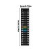 Temperature Strips LCD Environmental Sensor Sticker Temperature Monitoring Strip for Aquarium Refrigerator Freezer Fermenting